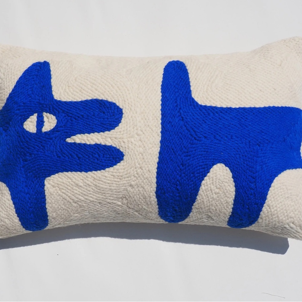 Sara Elizabeth Creskey, Toronto-basedTextile Artist.wool on Monk Cloth. Cover.